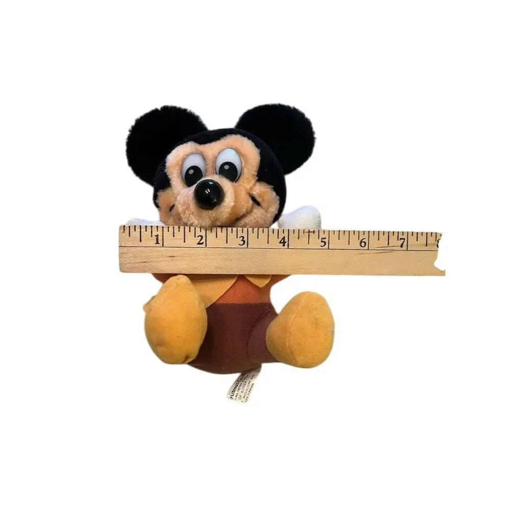 Vintage Disney Mickey's Christmas Carol Tiny Tim Mickey‎ Mouse Plush